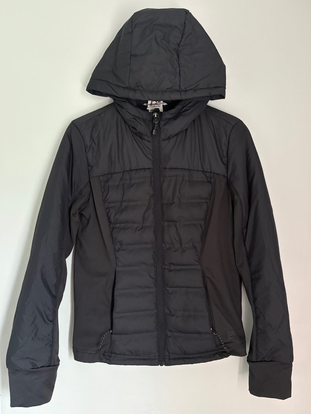 Black Hooded Puffer Jacket